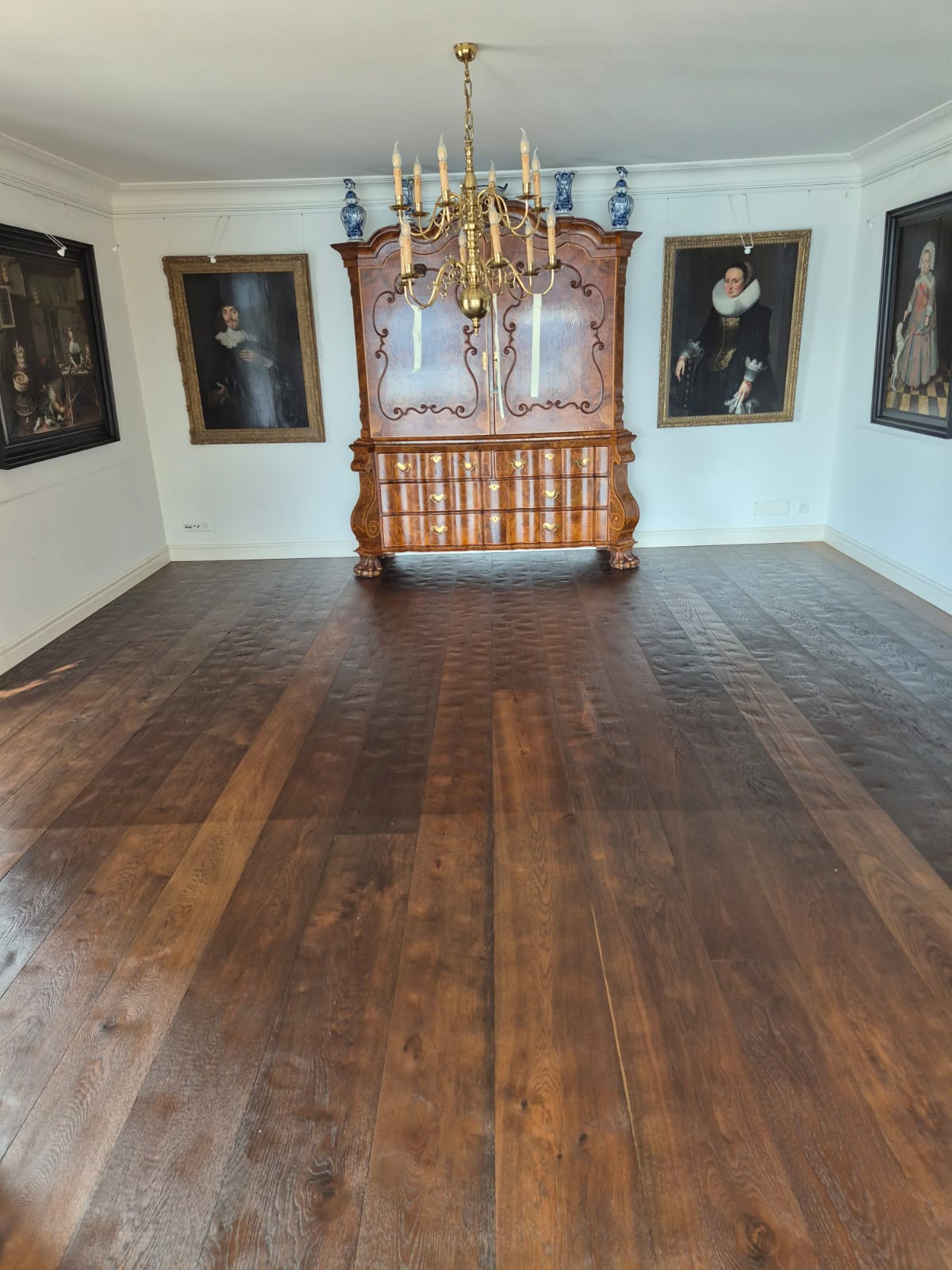 Parkettreinigung inkl. Coloröl black ölen