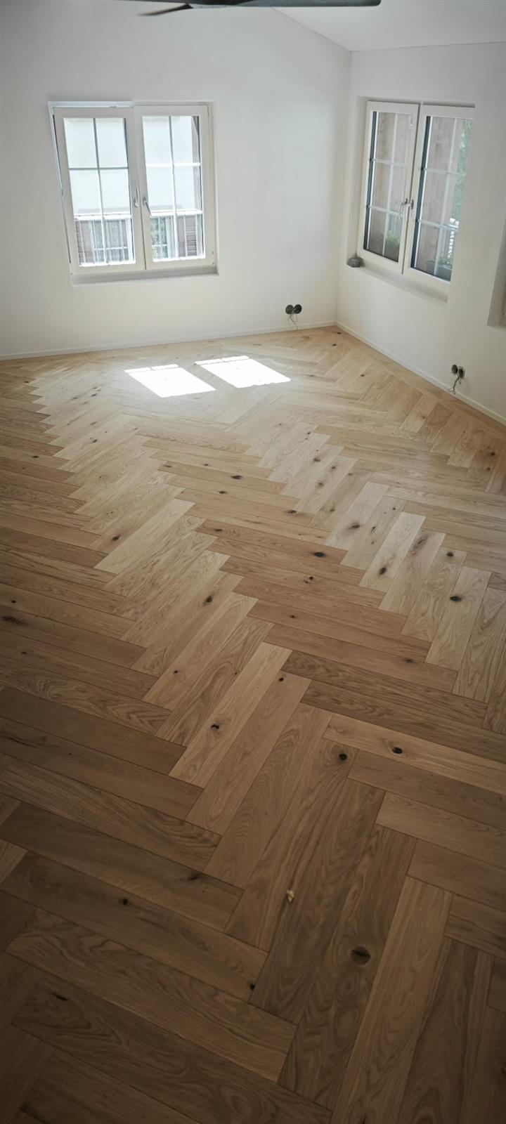 Fischgrat Parkett geölt